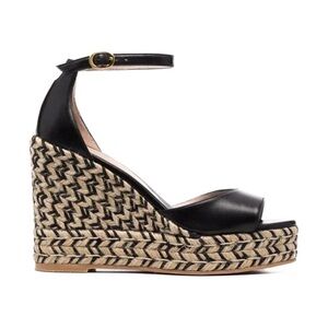 NIB✨ Nudistcurve Espadrille in Black Nappa Leather